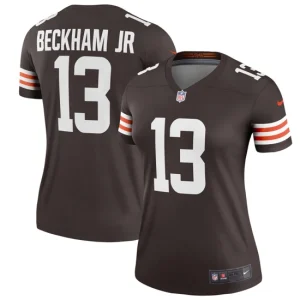 Womens Cleveland Browns Odell Beckham Jr. Nike Brown Player Legend Jersey