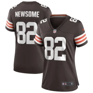 Womens Cleveland Browns Ozzie Newsome Nike Brown Game Retired Player Jersey