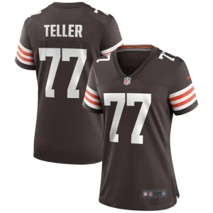 Womens Cleveland Browns Wyatt Teller Nike Brown Game Jersey