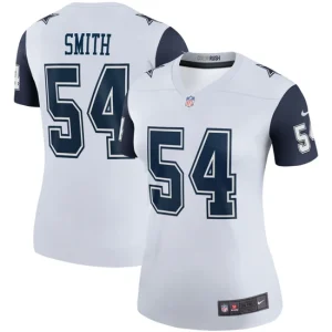 Womens Dallas Cowboys Jaylon Smith Nike White Color Rush Legend Player Jersey