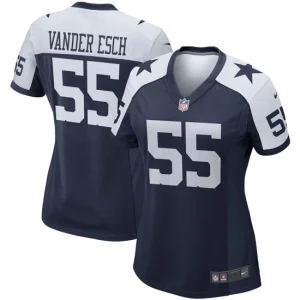 Womens Dallas Cowboys Leighton Vander Esch Nike Navy Alternate Game Team Jersey