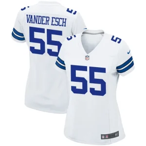 Womens Dallas Cowboys Leighton Vander Esch Nike White Game Jersey