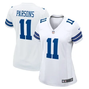 Womens Dallas Cowboys Micah Parsons Nike White Game Jersey