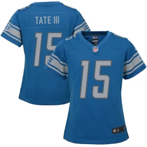 Womens Detroit Lions Golden Tate Nike Blue Game Jersey