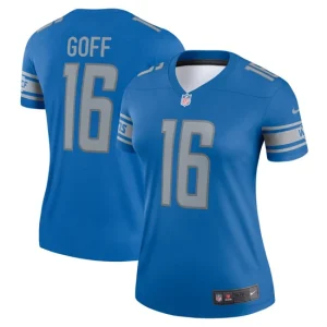 Womens Detroit Lions Jared Goff Nike Blue Legend Jersey