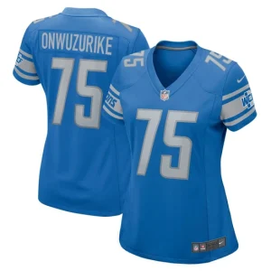 Womens Detroit Lions Levi Onwuzurike Nike Blue Nike Game Jersey