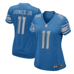 Womens Detroit Lions Marvin Jones Jr Nike Blue 2017 Game Jersey