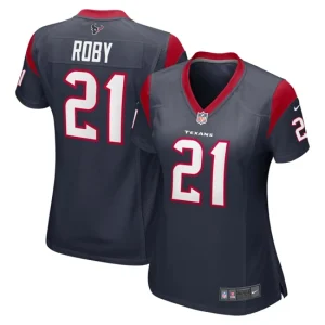 Womens Houston Texans Bradley Roby Nike Navy Game Jersey