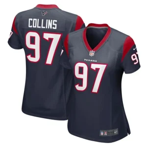 Womens Houston Texans Maliek Collins Nike Navy Nike Game Jersey