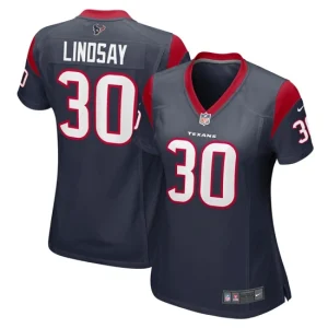 Womens Houston Texans Phillip Lindsay Nike Navy Nike Game Jersey