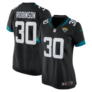 Womens Jacksonville Jaguars James Robinson Nike Black Game Jersey