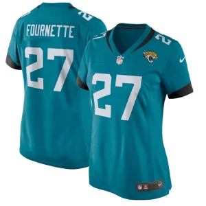 Womens Jacksonville Jaguars Leonard Fournette Nike Teal New 2018 Game Jersey