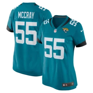 Womens Jacksonville Jaguars Lerentee McCray Nike Teal Nike Game Jersey