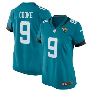 Womens Jacksonville Jaguars Logan Cooke Nike Teal Nike Game Jersey