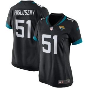 Womens Jacksonville Jaguars Paul Posluszny Nike Black Game Jersey