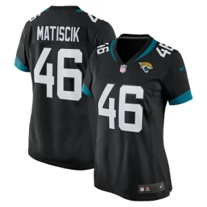 Womens Jacksonville Jaguars Ross Matiscik Nike Black Game Jersey