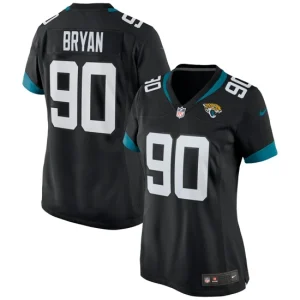 Womens Jacksonville Jaguars Taven Bryan Nike Black Game Jersey