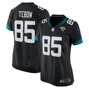 Womens Jacksonville Jaguars Tim Tebow Nike Black Alternate Game Jersey