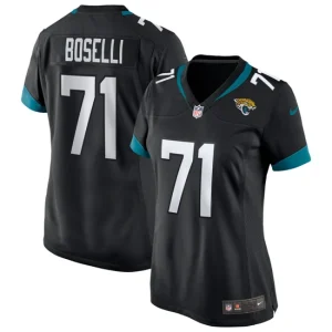 Womens Jacksonville Jaguars Tony Boselli Nike Black Game Retired Player Jersey