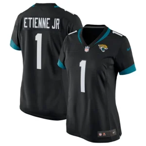 Womens Jacksonville Jaguars Travis Etienne Nike Black Game Jersey