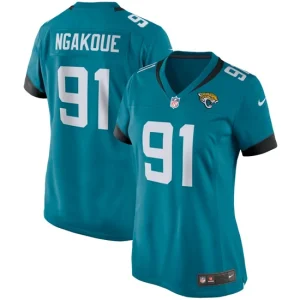 Womens Jacksonville Jaguars Yannick Ngakoue Nike Teal Game Jersey