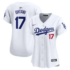 Womens Los Angeles Dodgers  Nike Shohei Ohtani 17 White Home Limited Player Jersey