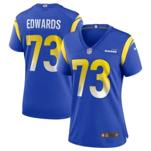 Womens Los Angeles Rams David Edwards Nike Royal Game Jersey