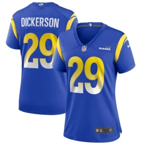 Womens Los Angeles Rams Eric Dickerson Nike Royal Game Retired Player Jersey