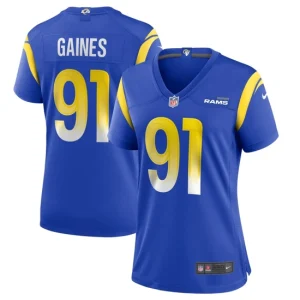 Womens Los Angeles Rams Greg Gaines Nike Royal Game Jersey