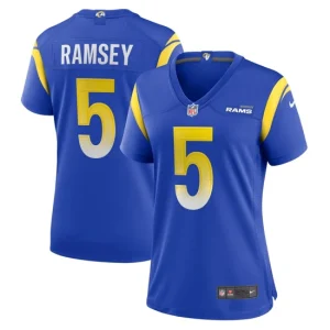 Womens Los Angeles Rams Jalen Ramsey Nike Royal Player Game Jersey