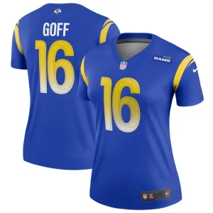 Womens Los Angeles Rams Jared Goff Nike Royal Legend Jersey