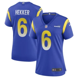 Womens Los Angeles Rams Johnny Hekker Nike Royal Game Player Jersey