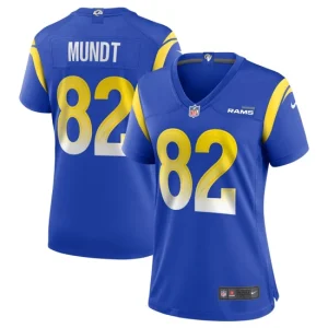 Womens Los Angeles Rams Johnny Mundt Nike Royal Game Jersey