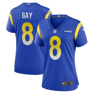 Womens Los Angeles Rams Matt Gay Nike Royal Game Jersey