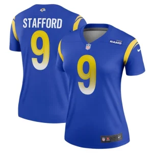 Womens Los Angeles Rams Matthew Stafford Nike Royal Legend Jersey