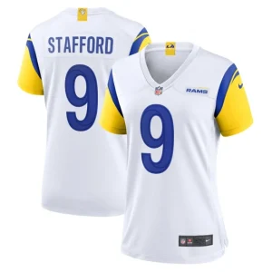 Womens Los Angeles Rams Matthew Stafford Nike White Alternate Game Jersey