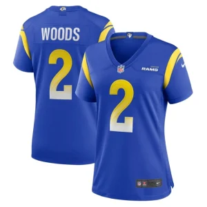 Womens Los Angeles Rams Robert Woods Nike Royal Game Jersey