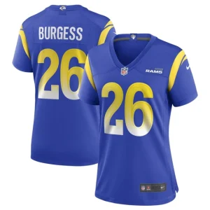 Womens Los Angeles Rams Terrell Burgess Nike Royal Game Jersey