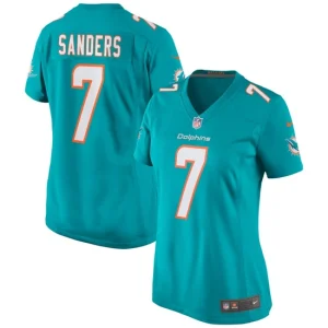 Womens Miami Dolphins Jason Sanders Nike Aqua Game Jersey