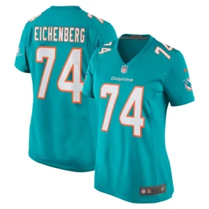 Womens Miami Dolphins Liam Eichenberg Nike Aqua Game Jersey