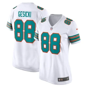 Womens Miami Dolphins Mike Gesicki Nike White Game Jersey