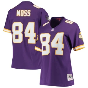 Womens Minnesota Vikings Randy Moss Mitchell & Ness Purple Legacy Team Jersey