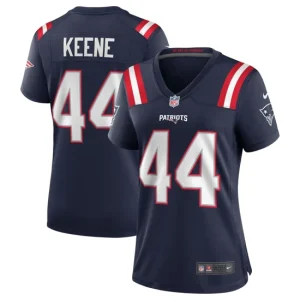 Womens New England Patriots Dalton Keene Nike Navy Team Game Jersey