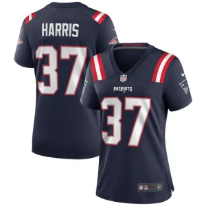 Womens New England Patriots Damien Harris Nike Navy Game Jersey