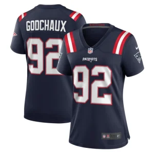 Womens New England Patriots Davon Godchaux Nike Navy Game Jersey