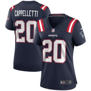 Womens New England Patriots Gino Cappelletti Nike Navy Game Retired Player Jersey