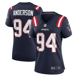 Womens New England Patriots Henry Anderson Nike Navy Game Jersey