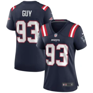 Womens New England Patriots Lawrence Guy Nike Navy Game Jersey