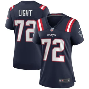 Womens New England Patriots Matt Light Nike Navy Game Retired Player Jersey