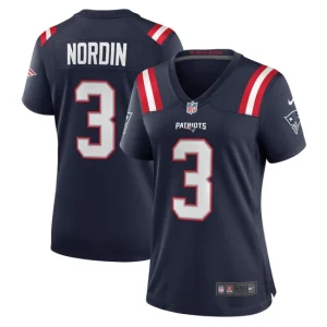 Womens New England Patriots Quinn Nordin Nike Navy Game Jersey